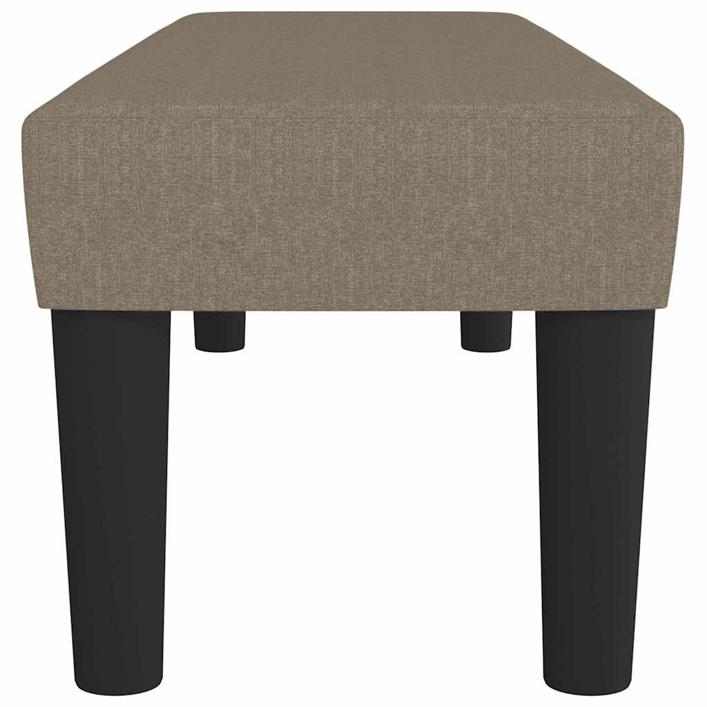 Banc Taupe 100x30x30 cm Tissu - XIOS