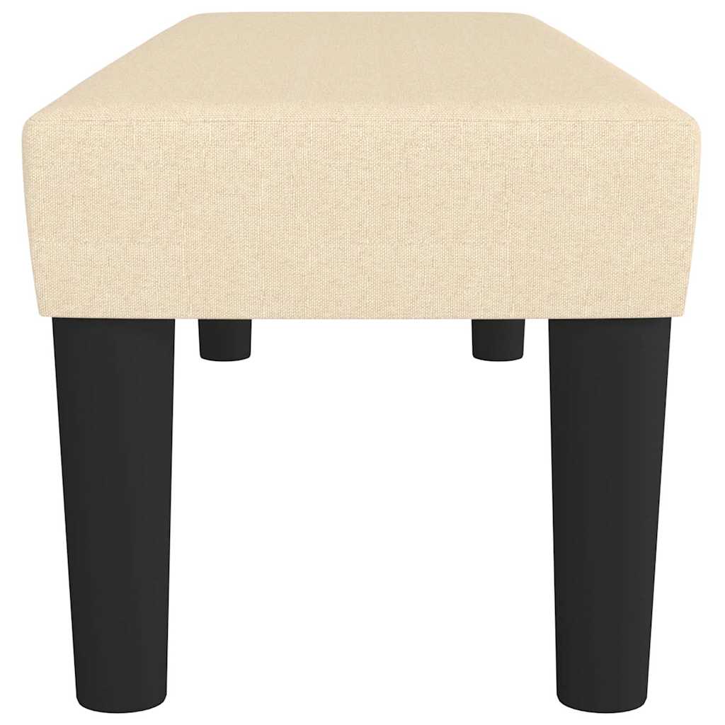 Banc Crème 100x30x30 cm Tissu - XIOS