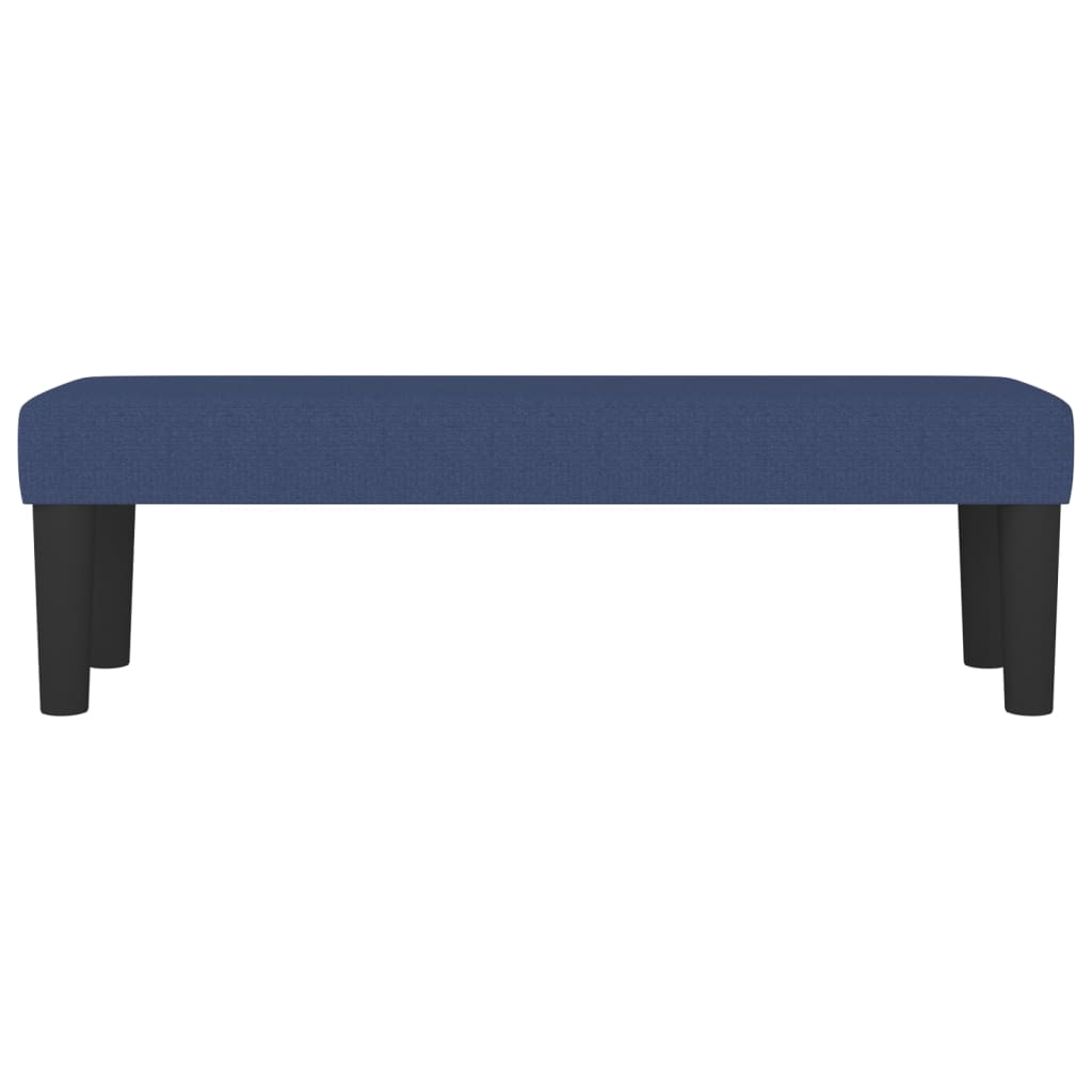 Banc Bleu 100x30x30 cm Tissu - XIOS