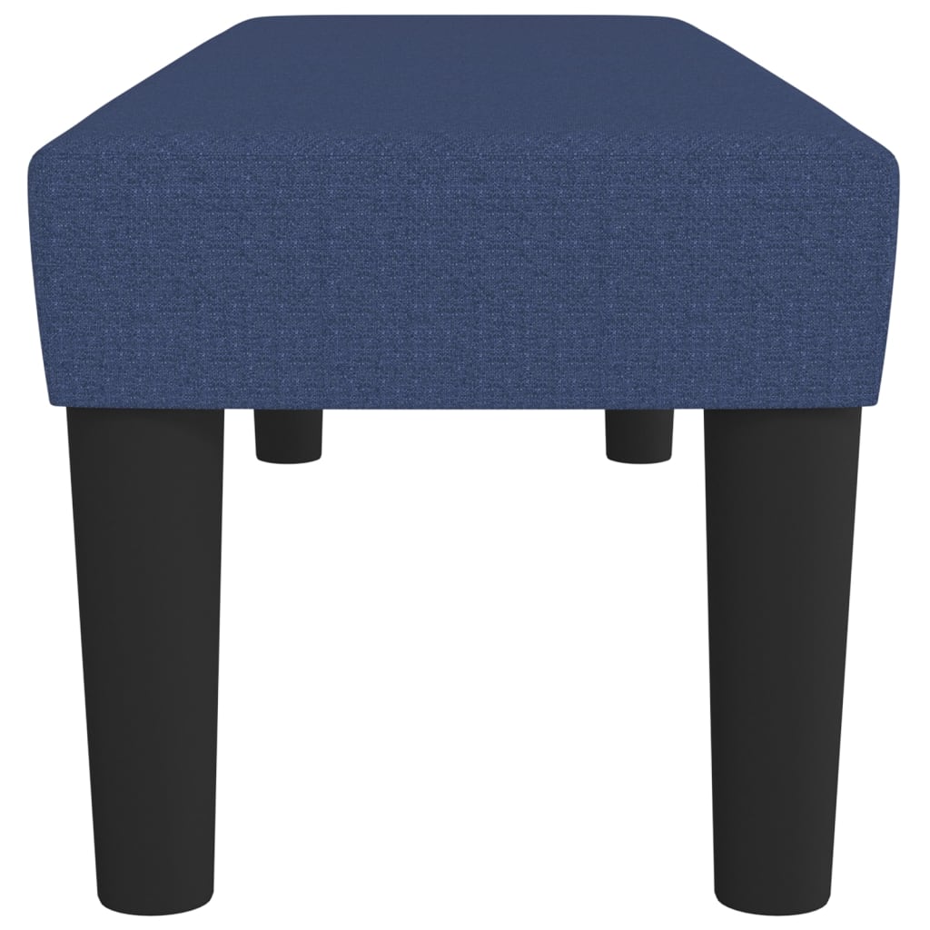 Banc Bleu 100x30x30 cm Tissu - XIOS