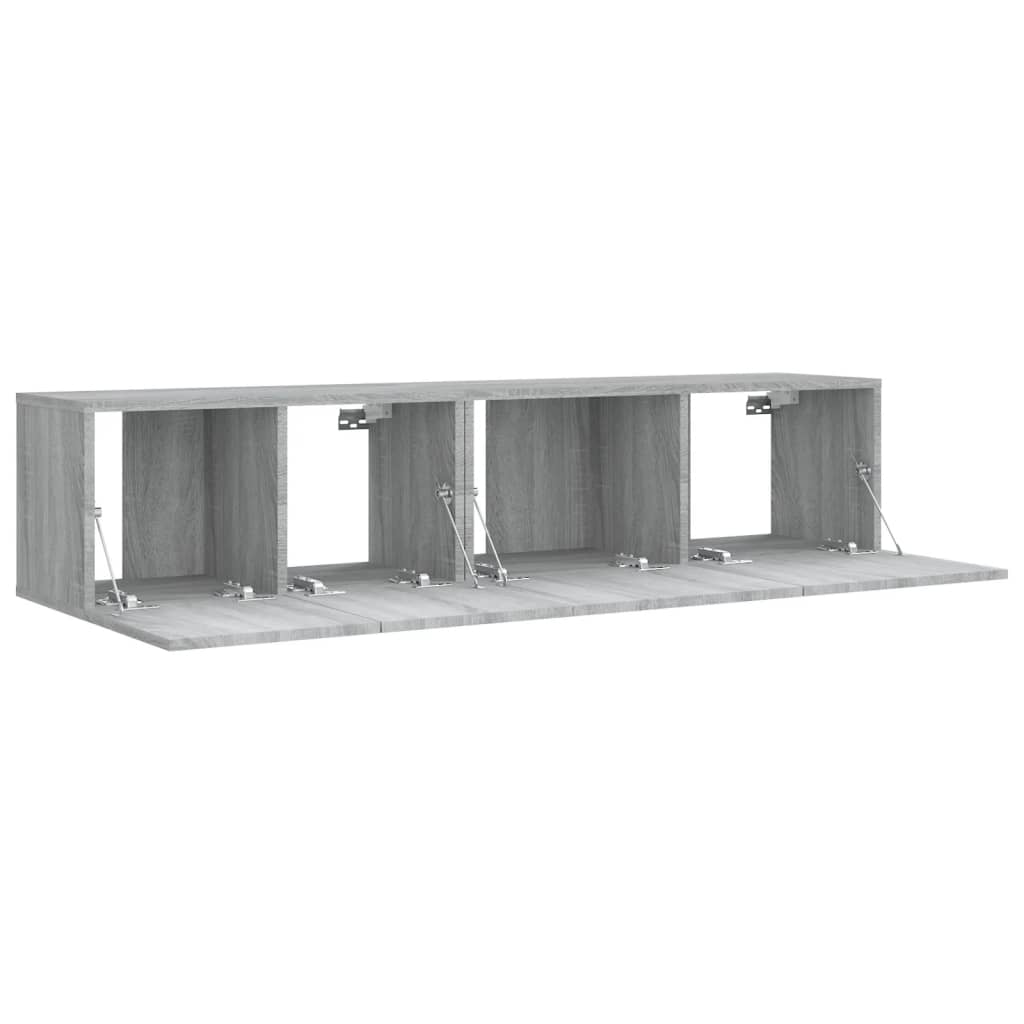 Ensemble de meubles TV 2 pcs Sonoma gris Bois d'ingénierie - XIOS
