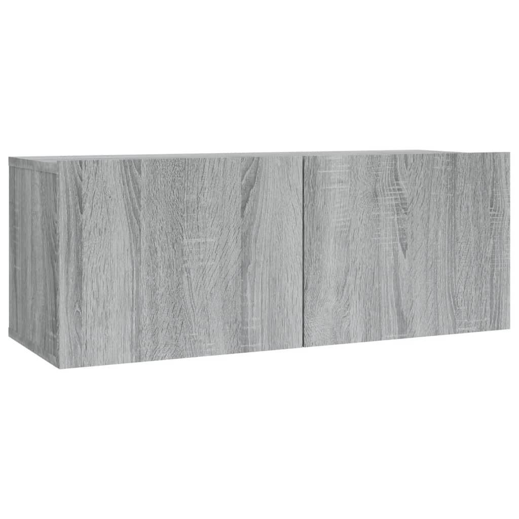 Ensemble de meubles TV 2 pcs Sonoma gris Bois d'ingénierie - XIOS