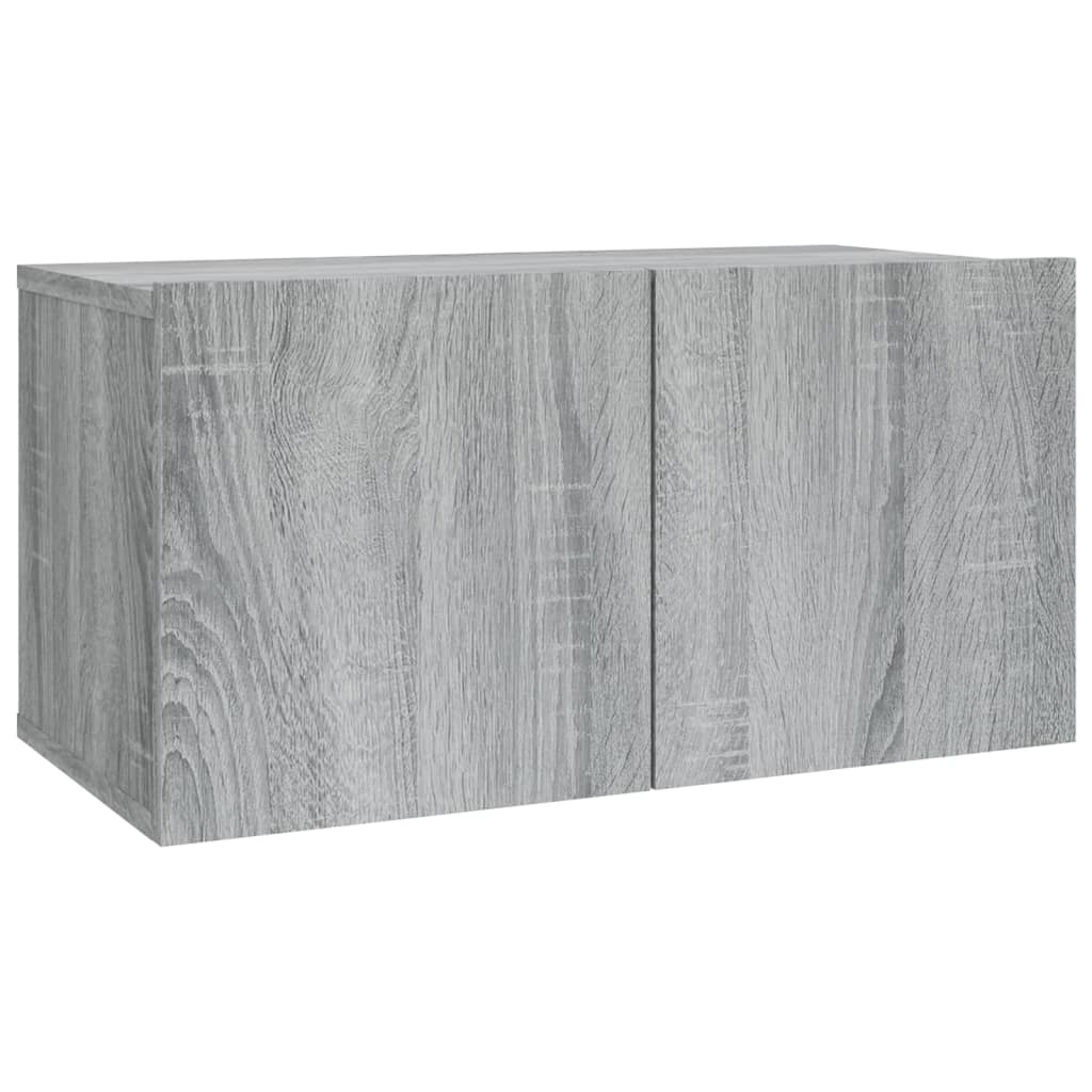 Ensemble de meubles TV 2 pcs Sonoma gris Bois d'ingénierie - XIOS