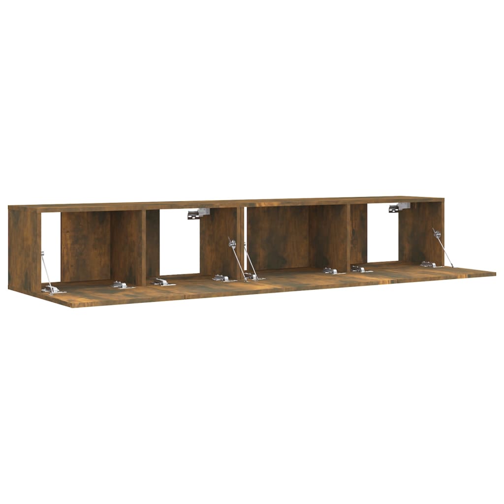 Ensemble de meubles TV 2 pcs Chêne fumé Bois d'ingénierie - XIOS