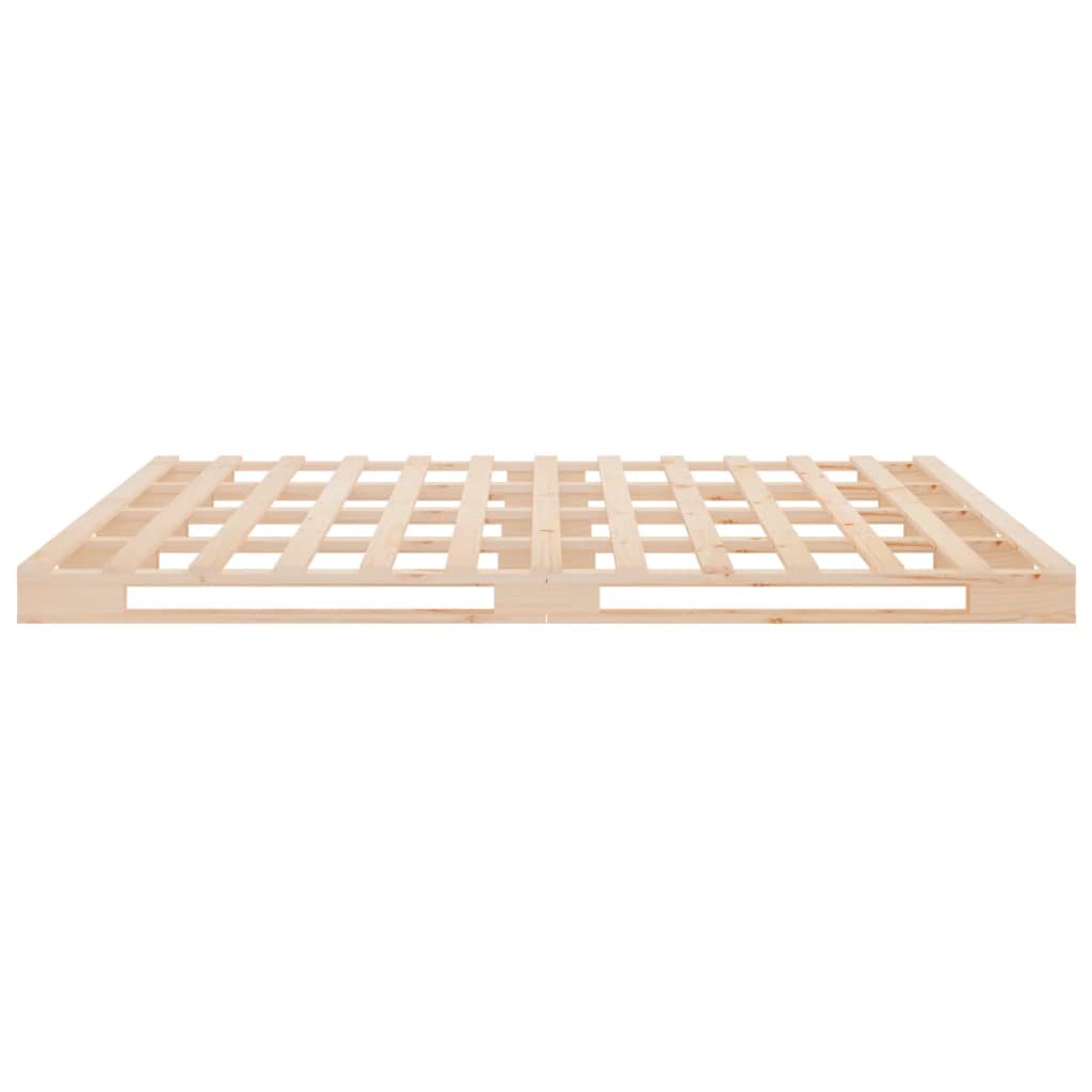 Cadre de lit sans matelas 160x200 cm bois massif de pin - XIOS