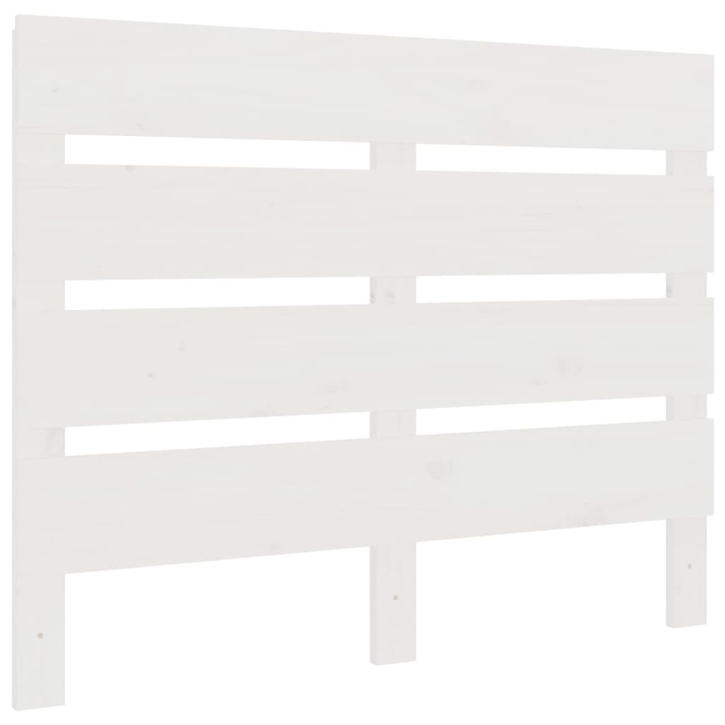 Cadre de lit sans matelas blanc 75x190 cm bois de pin massif - XIOS