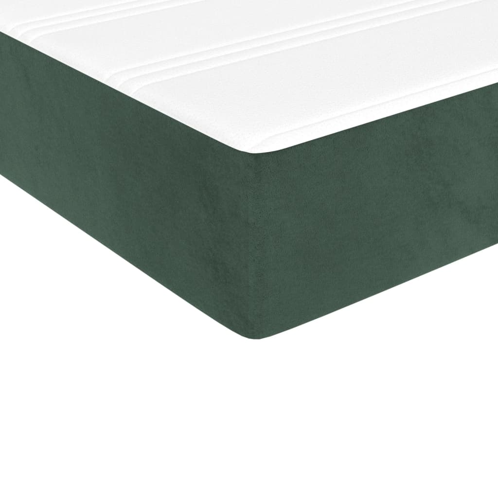Matelas de lit à ressorts ensachés Vert foncé 90x190x20 cm - XIOS