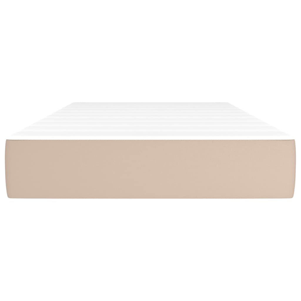 Matelas de lit à ressorts ensachés fermeté moyenne Cappuccino 90x200x20 cm - XIOS