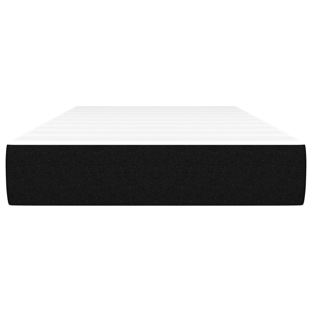 Matelas de lit à ressorts ensachés fermeté moyenne Noir 100x200x20 cm Tissu - XIOS