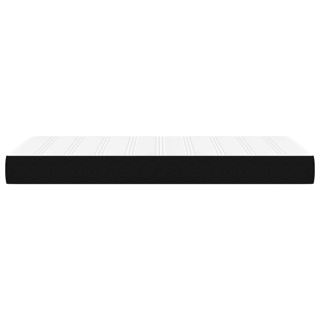 Matelas de lit à ressorts ensachés fermeté moyenne Noir 100x200x20 cm Tissu - XIOS
