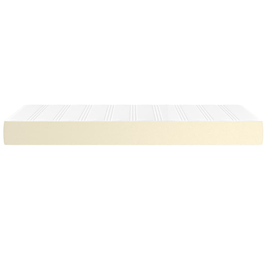 Matelas de lit à ressorts ensachés fermeté moyenne Crème 100x200x20 cm - XIOS