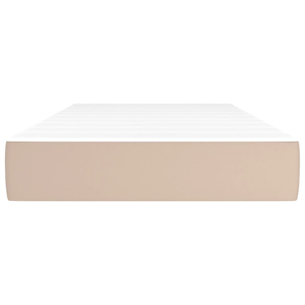 Matelas de lit à ressorts ensachés fermeté moyenne Cappuccino 100x200x20 cm - XIOS