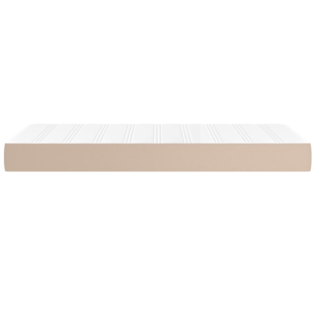 Matelas de lit à ressorts ensachés fermeté moyenne Cappuccino 100x200x20 cm - XIOS