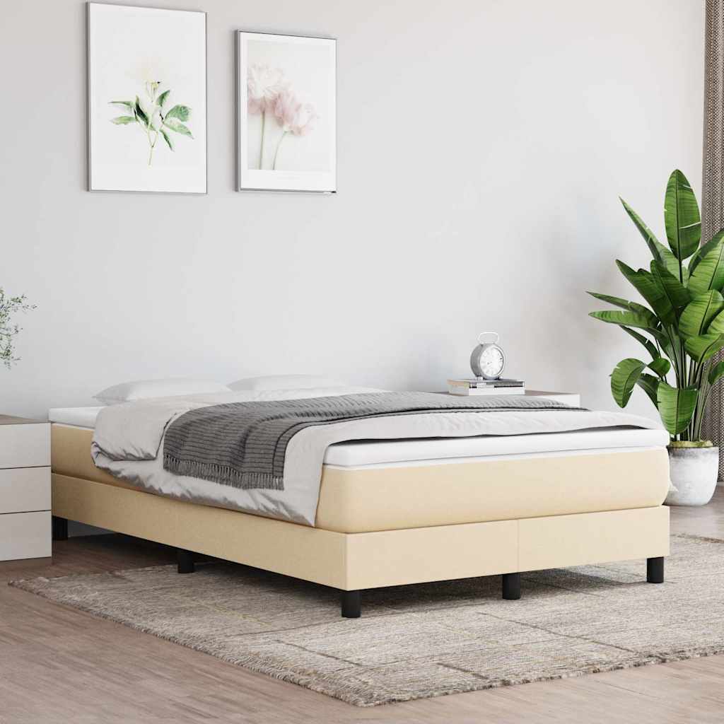 Matelas à ressorts ensachés mi-ferme Crème 120x200x20 cm