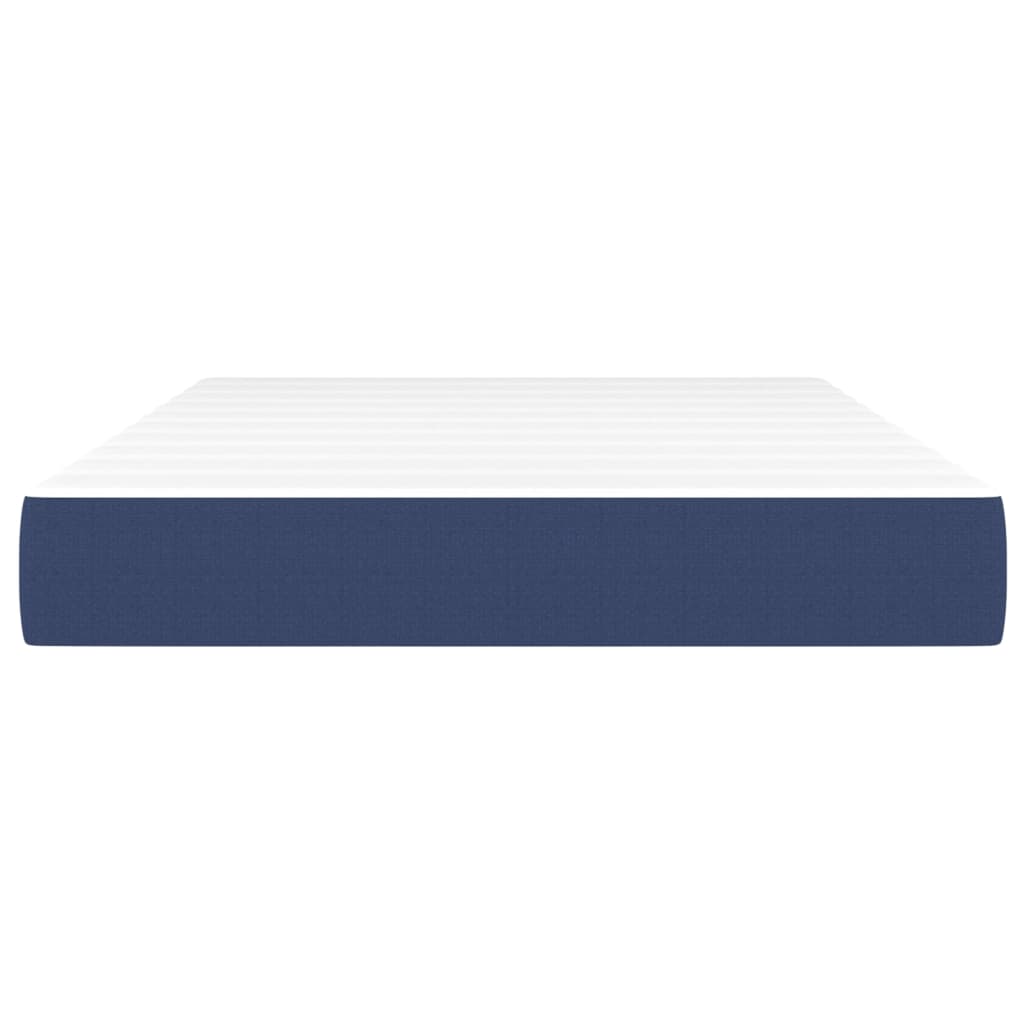 Matelas de lit à ressorts ensachés fermeté moyenne Bleu 120x200x20 cm Tissu - XIOS