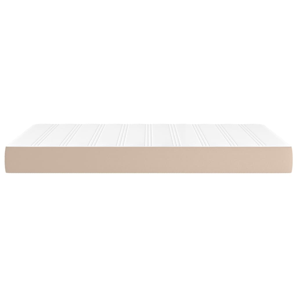 Matelas de lit à ressorts ensachés fermeté moyenne Cappuccino 120x200x20 cm - XIOS