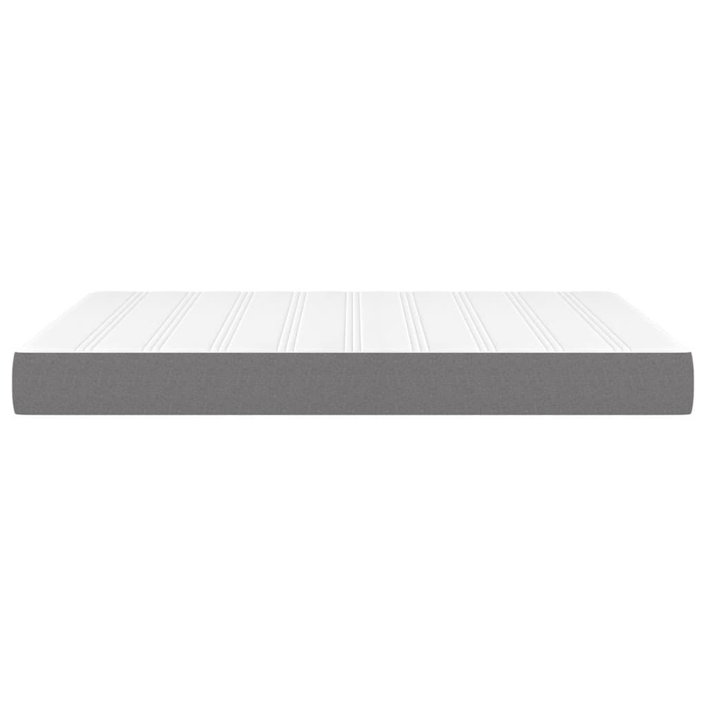 Matelas de lit à ressorts ensachés fermeté moyenne Gris foncé 140x190x20 cm - XIOS
