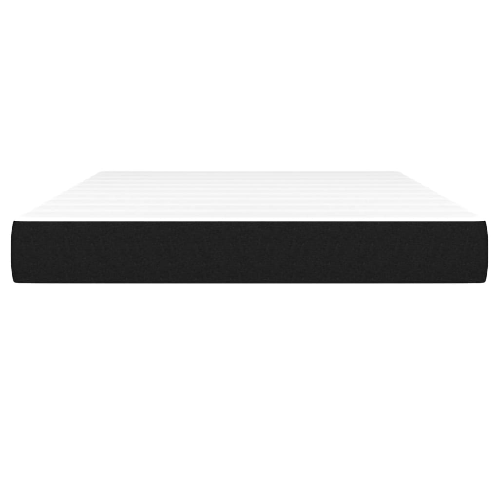 Matelas de lit à ressorts ensachés fermeté moyenne Noir 140x190x20 cm Tissu - XIOS