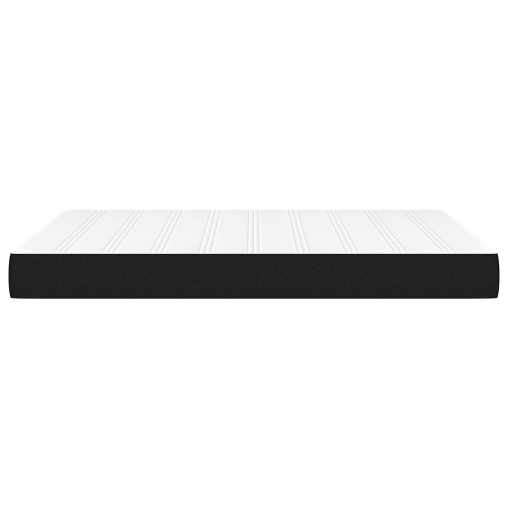 Matelas de lit à ressorts ensachés fermeté moyenne Noir 140x190x20 cm Tissu - XIOS