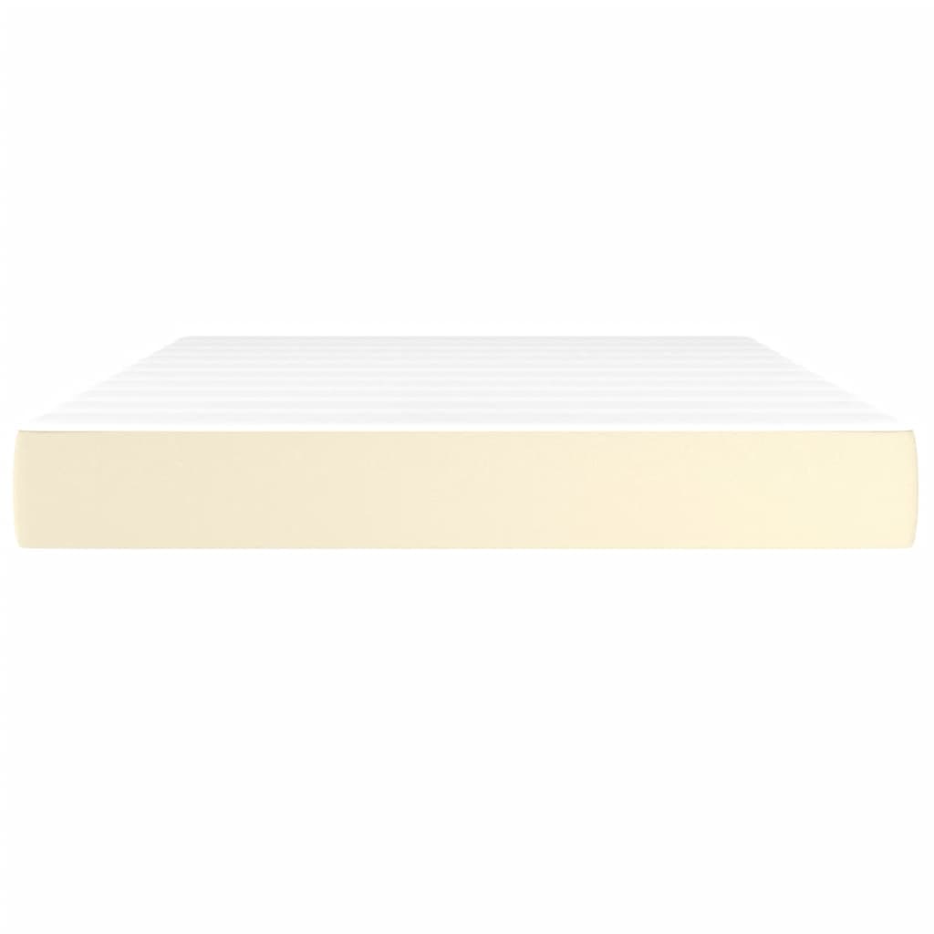 Matelas de lit à ressorts ensachés fermeté moyenne Crème 140x190x20 cm - XIOS