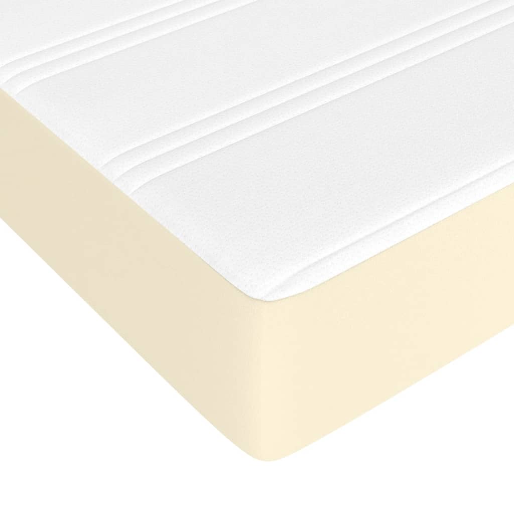 Matelas de lit à ressorts ensachés fermeté moyenne Crème 140x190x20 cm - XIOS