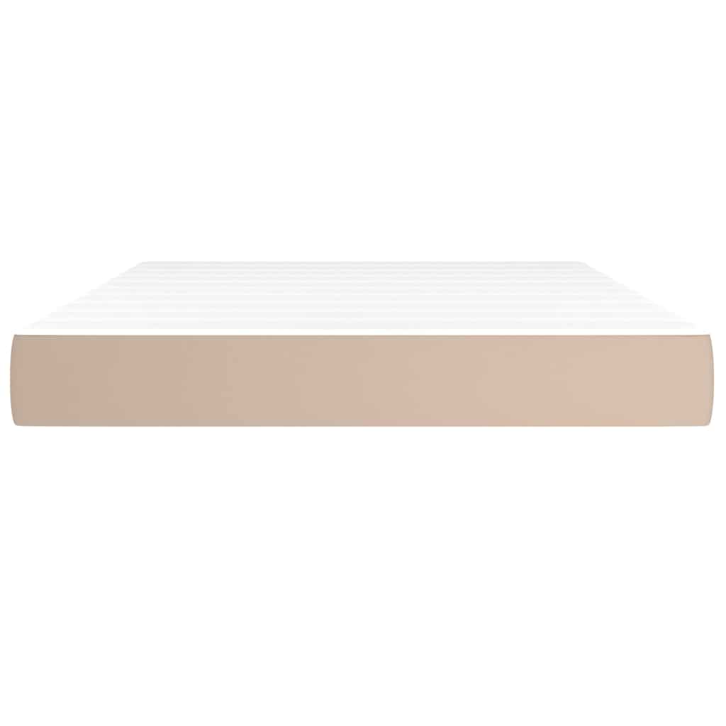 Matelas à ressorts ensachés mi-ferme Cappuccino 140x190x20 cm