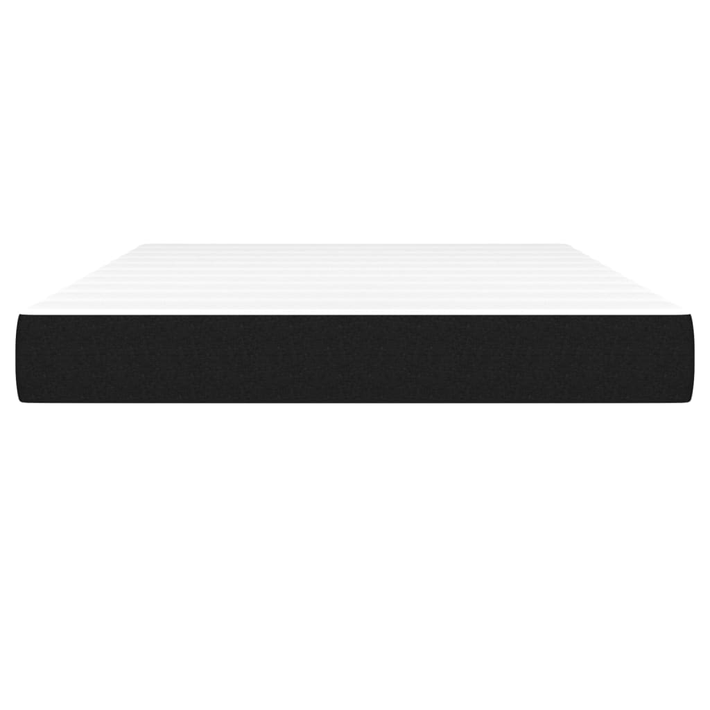 Matelas de lit à ressorts ensachés fermeté moyenne Noir 140x200x20 cm Tissu - XIOS