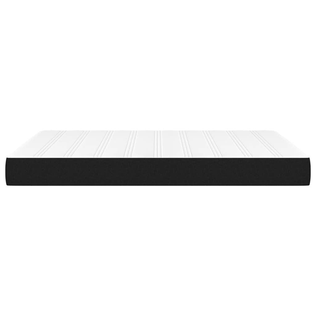 Matelas de lit à ressorts ensachés fermeté moyenne Noir 140x200x20 cm Tissu - XIOS