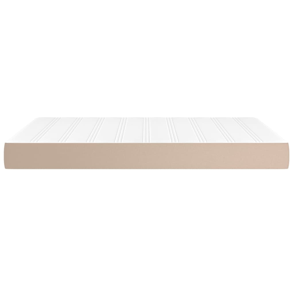 Matelas de lit à ressorts ensachés fermeté moyenne Cappuccino 140x200x20 cm - XIOS