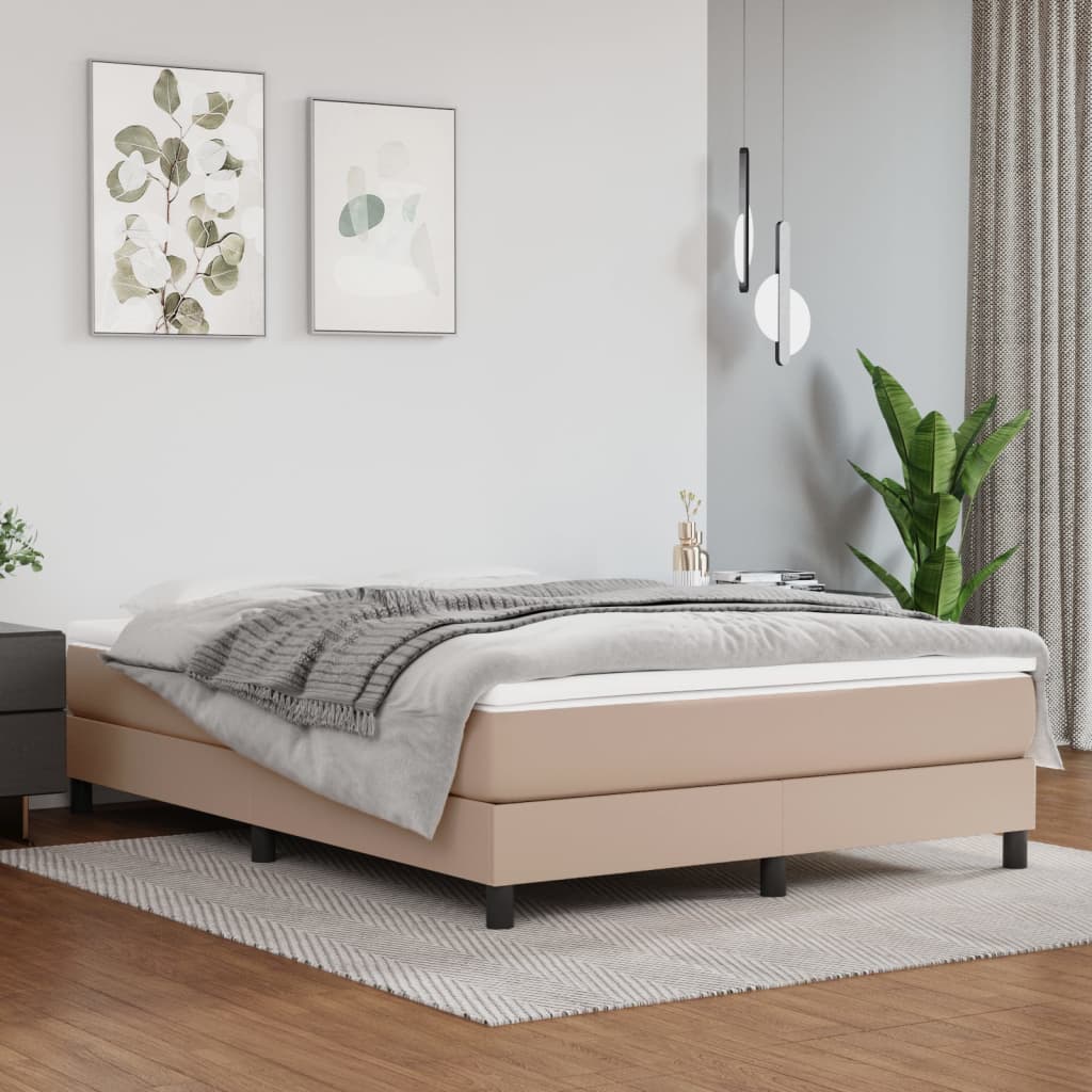 Matelas de lit à ressorts ensachés fermeté moyenne Cappuccino 140x200x20 cm - XIOS