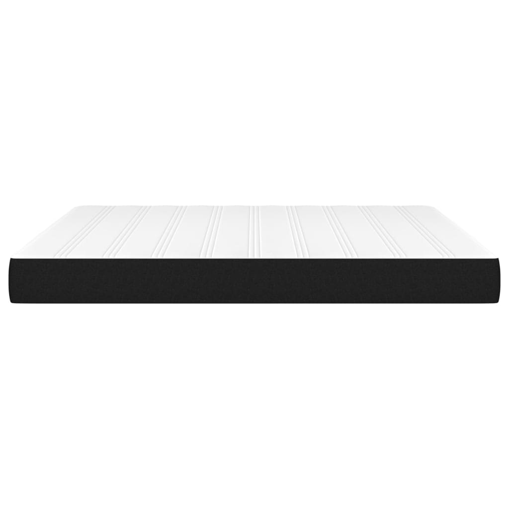 Matelas de lit à ressorts ensachés fermeté moyenne Noir 160x200x20 cm Tissu - XIOS