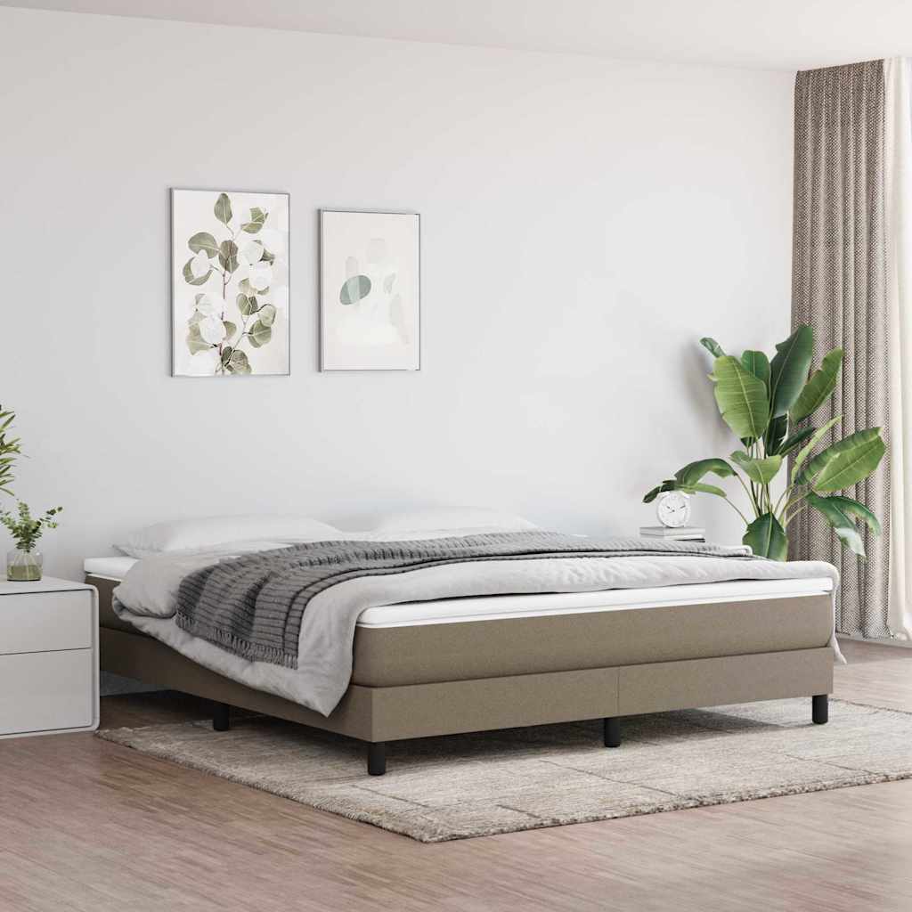 Matelas à ressorts ensachés mi-ferme Taupe 160x200x20 cm