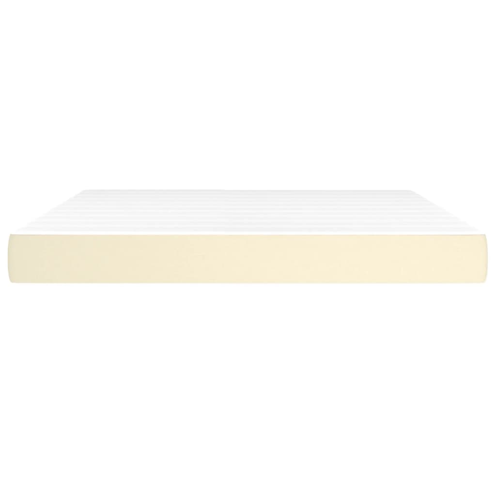 Matelas de lit à ressorts ensachés fermeté moyenne Crème 160x200x20 cm - XIOS