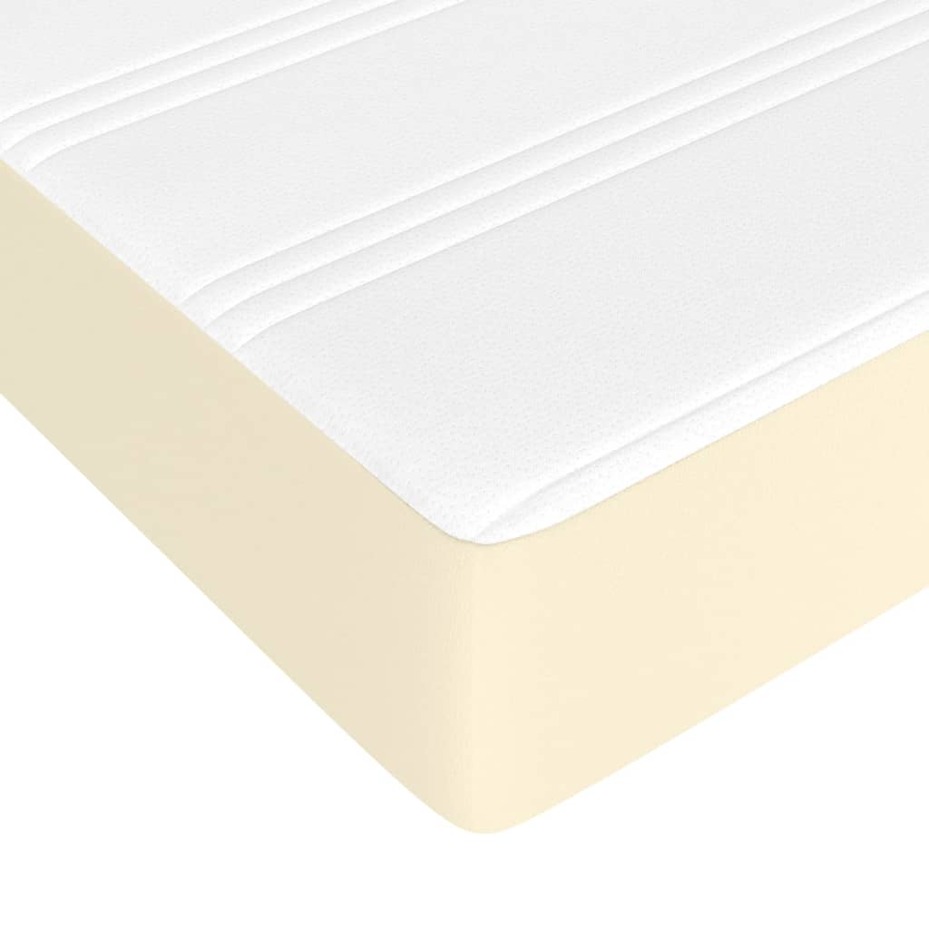Matelas de lit à ressorts ensachés fermeté moyenne Crème 160x200x20 cm - XIOS