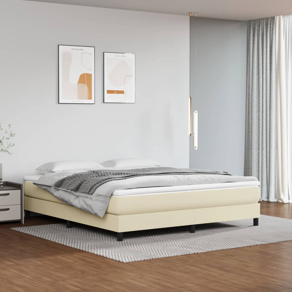 Matelas de lit à ressorts ensachés fermeté moyenne Crème 160x200x20 cm - XIOS