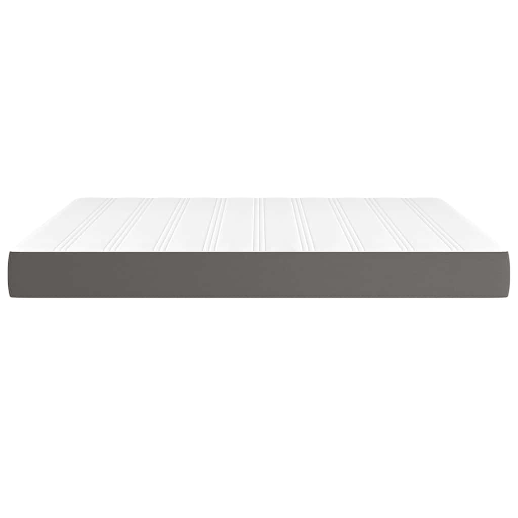 Matelas à ressorts ensachés mi-ferme gris 160x200x20cm