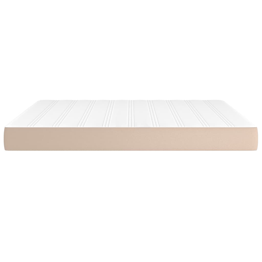 Matelas de lit à ressorts ensachés fermeté moyenne Cappuccino 160x200x20 cm - XIOS