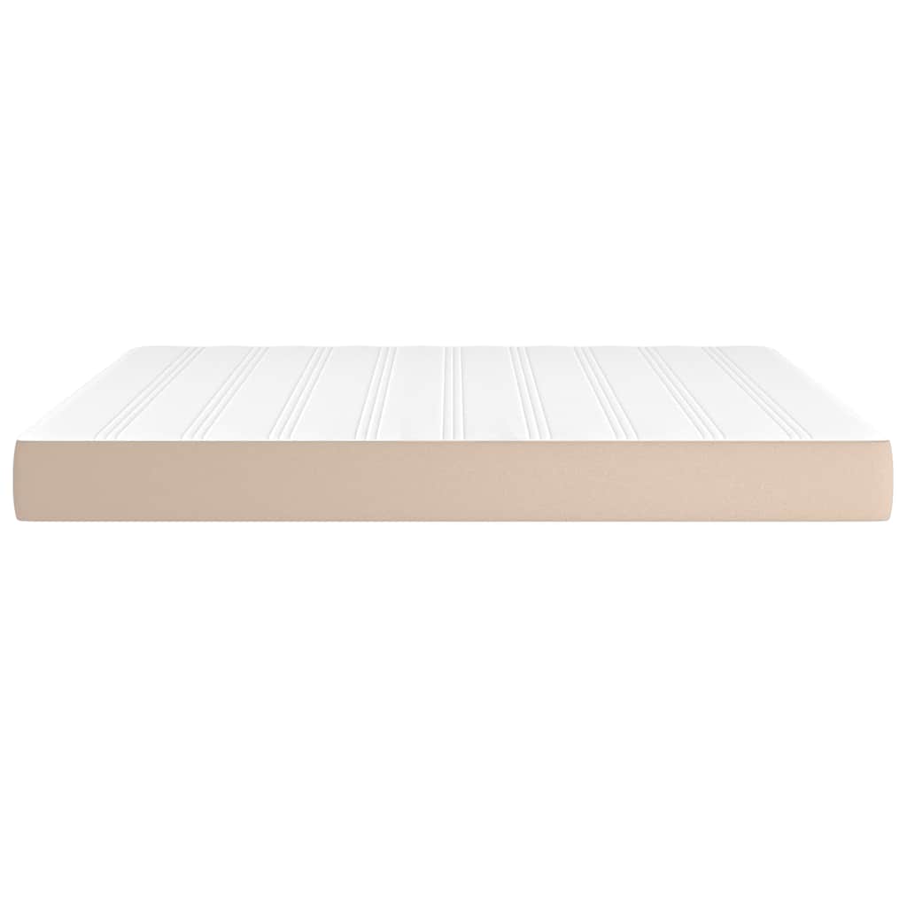 Matelas à ressorts ensachés mi-ferme Cappuccino 160x200x20 cm
