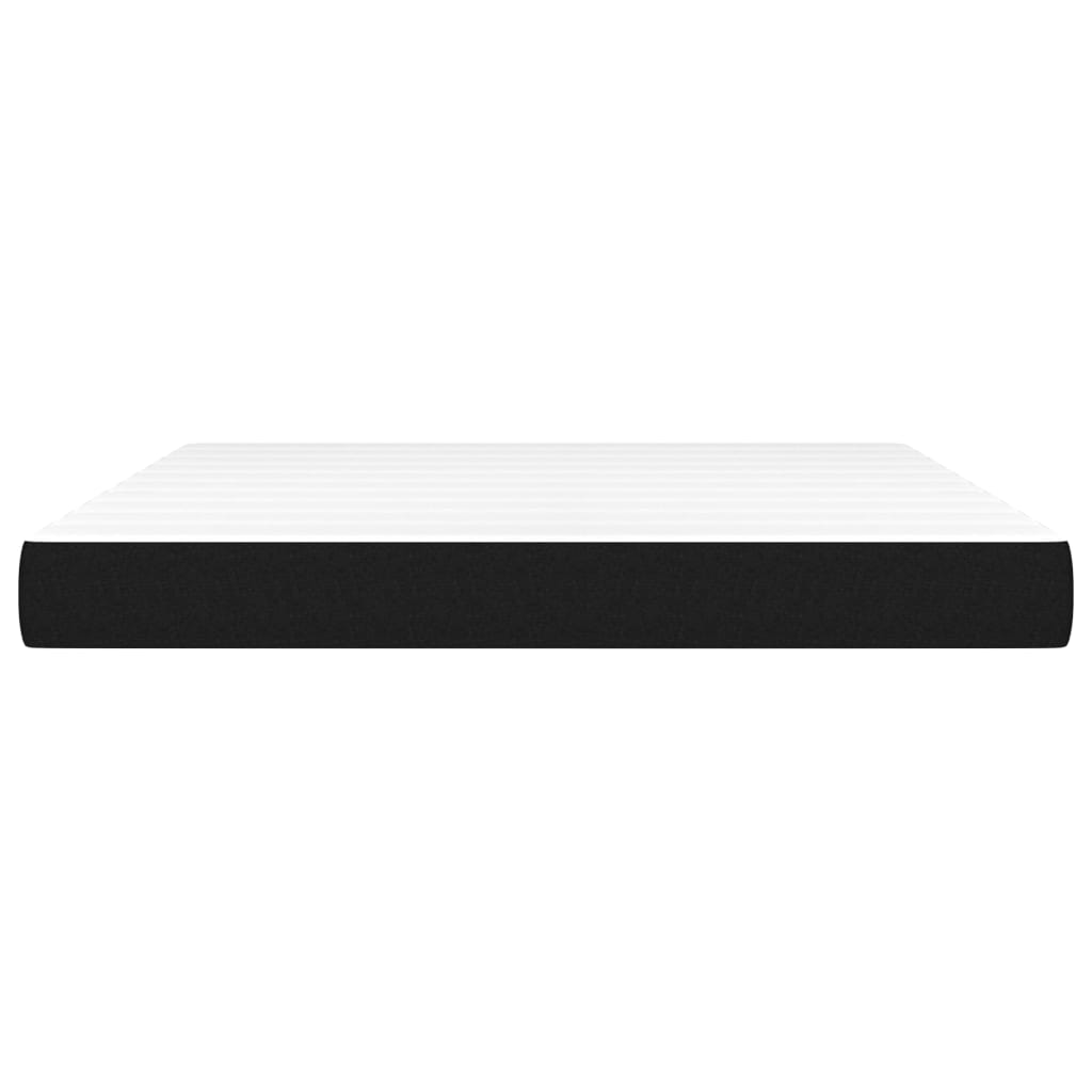 Matelas de lit à ressorts ensachés fermeté moyenne Noir 180x200x20 cm Tissu - XIOS