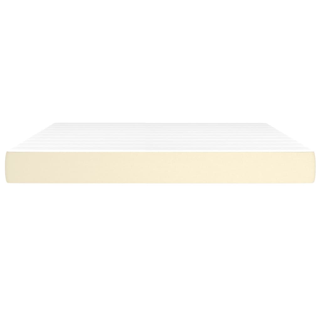Matelas de lit à ressorts ensachés fermeté moyenne Crème 180x200x20 cm - XIOS