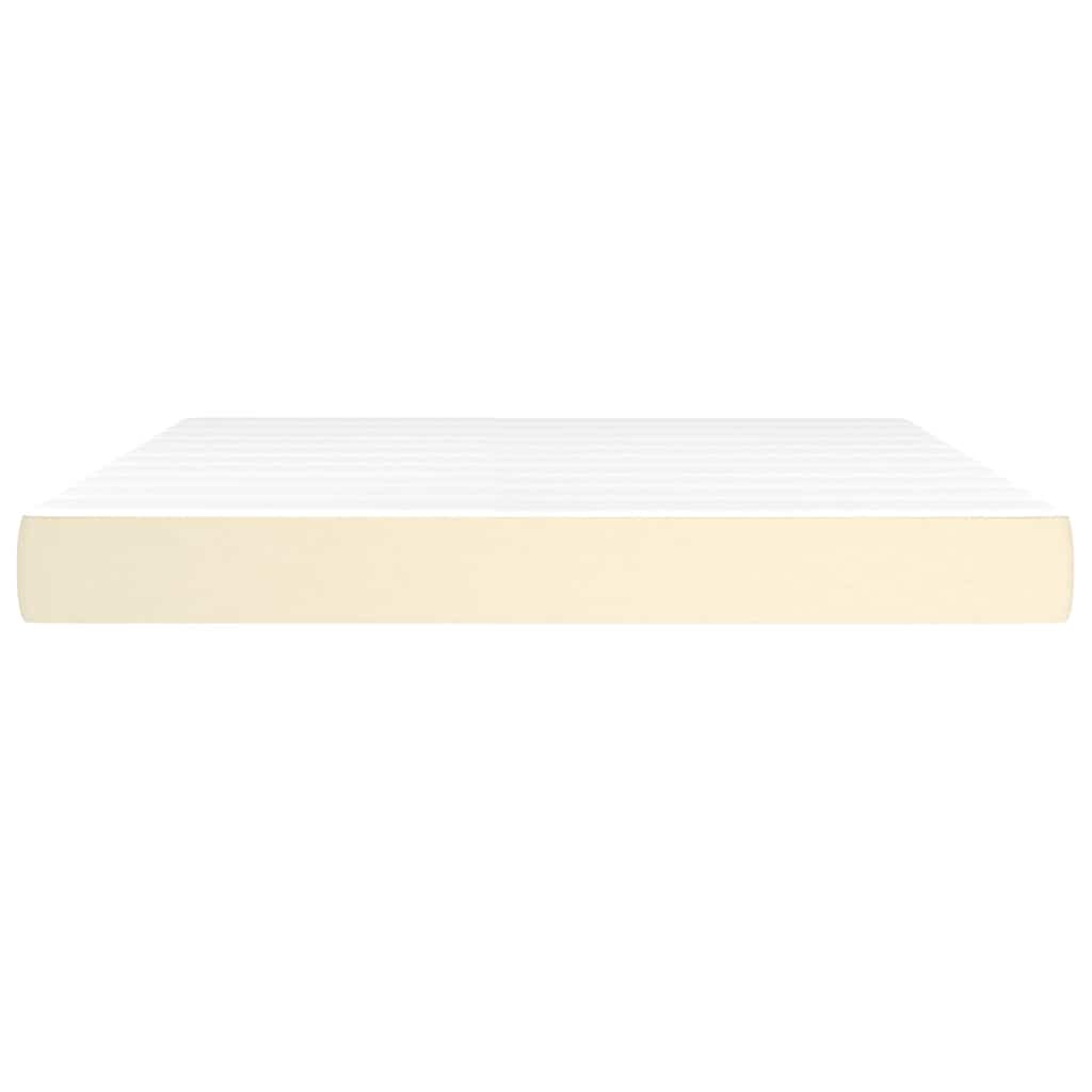 Matelas à ressorts ensachés mi-ferme Crème 180x200x20 cm