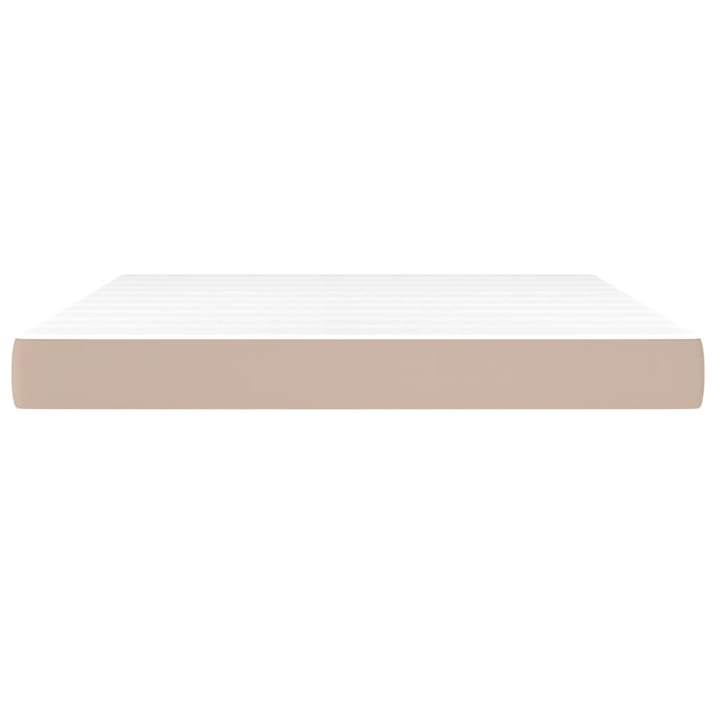 Matelas de lit à ressorts ensachés fermeté moyenne Cappuccino 180x200x20cm - XIOS