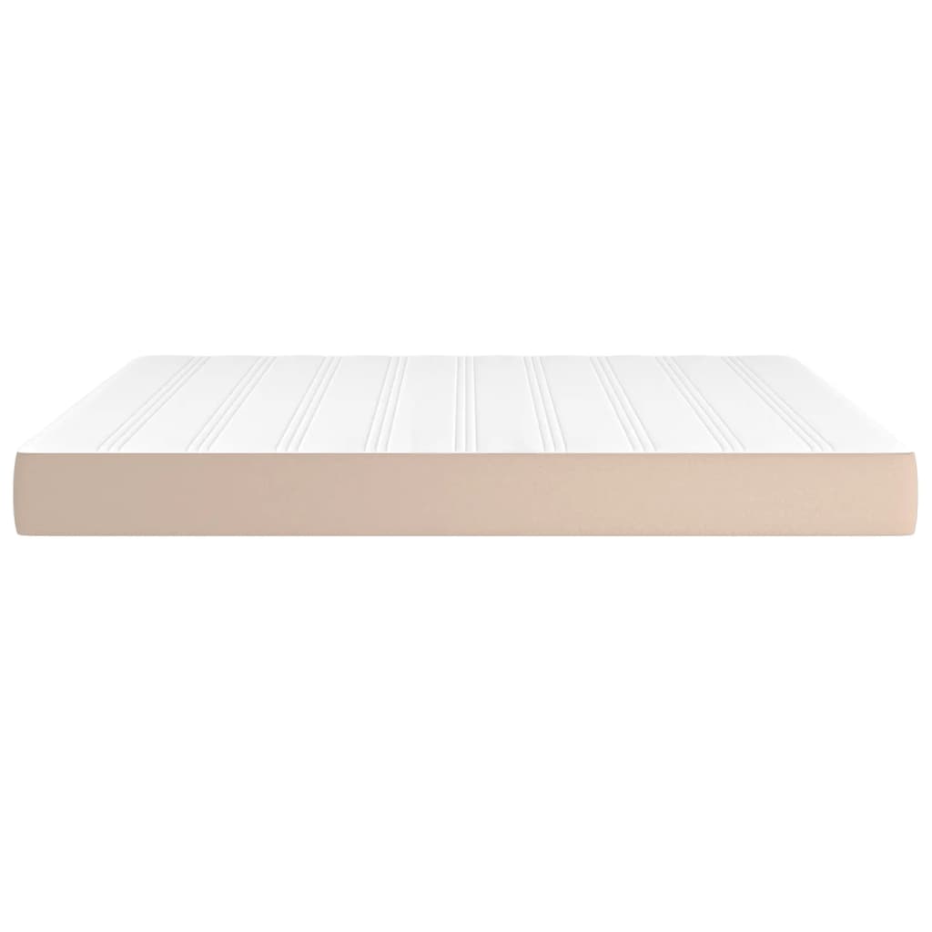 Matelas de lit à ressorts ensachés fermeté moyenne Cappuccino 180x200x20cm - XIOS