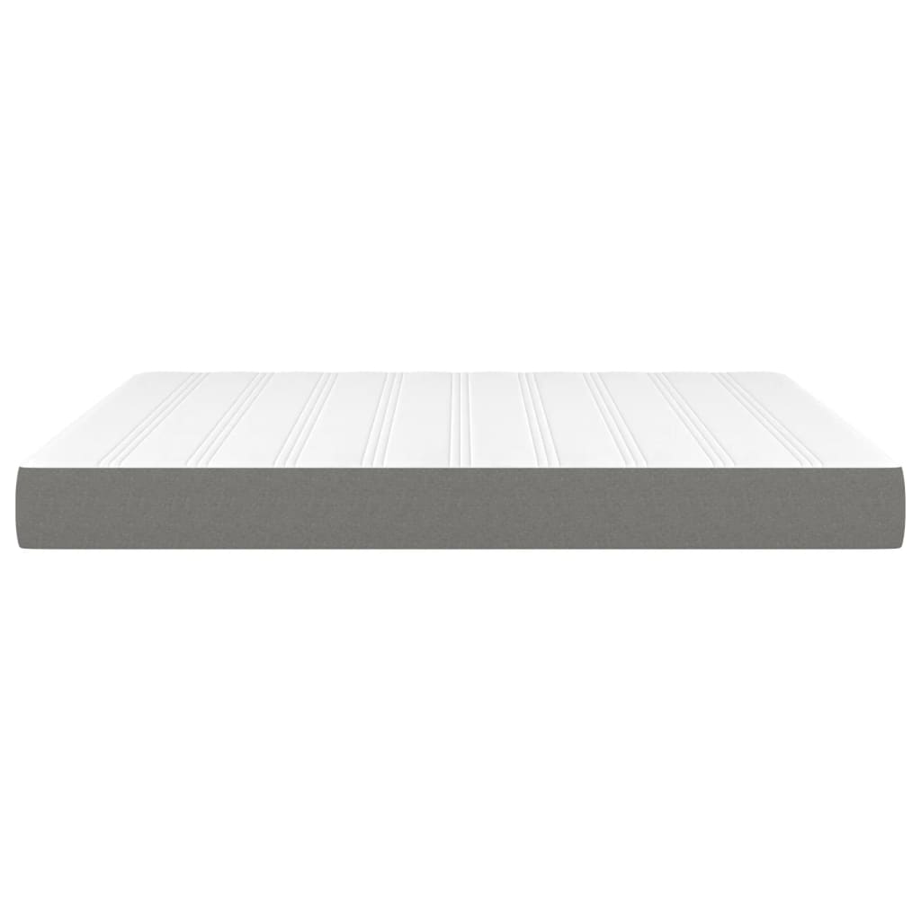 Matelas de lit à ressorts ensachés fermeté moyenne 152x203x20 cm tissu - XIOS