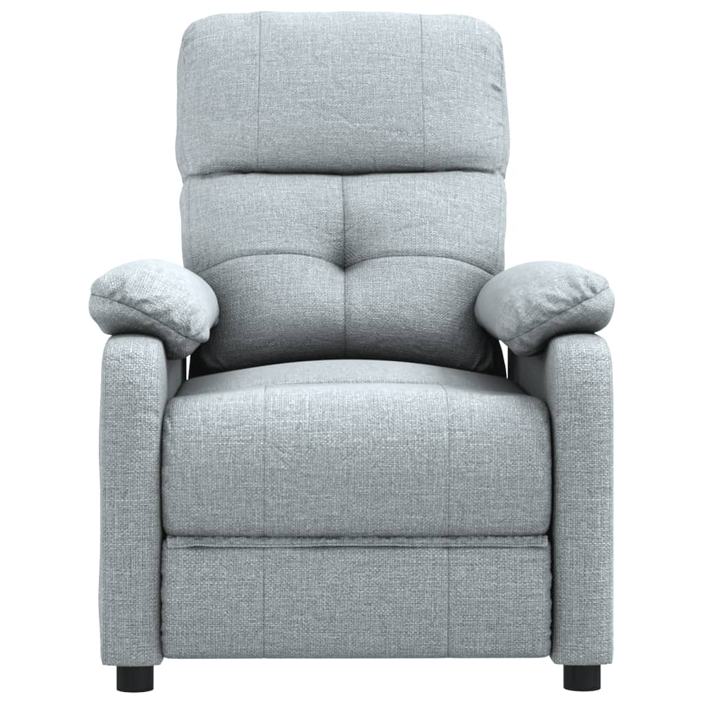 Fauteuil inclinable Gris clair Tissu - XIOS