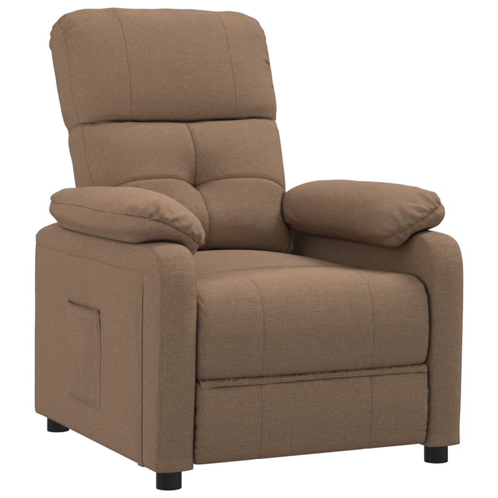 Fauteuil inclinable Marron Tissu - XIOS