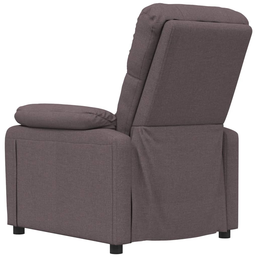 Fauteuil inclinable Marron foncé Tissu - XIOS