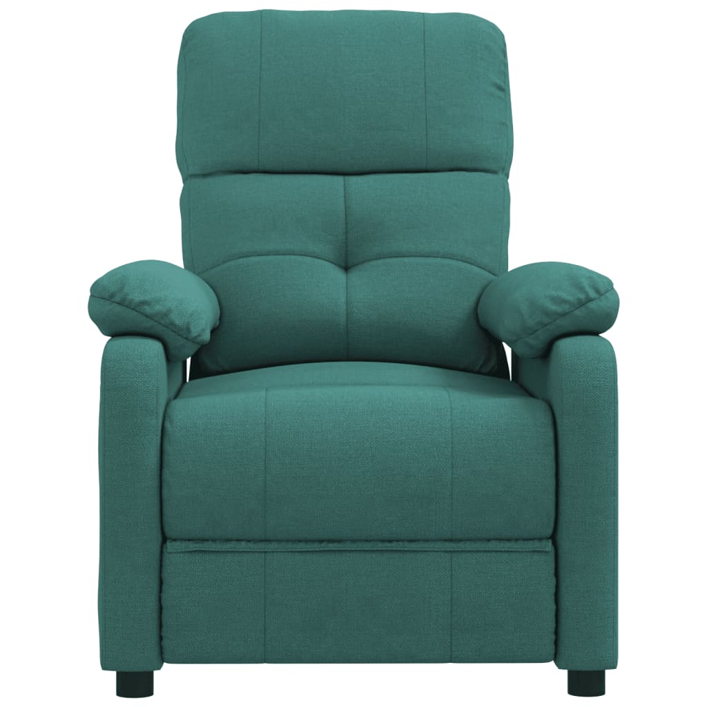 Fauteuil inclinable Vert foncé Tissu - XIOS