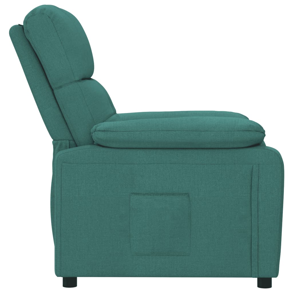Fauteuil inclinable Vert foncé Tissu - XIOS