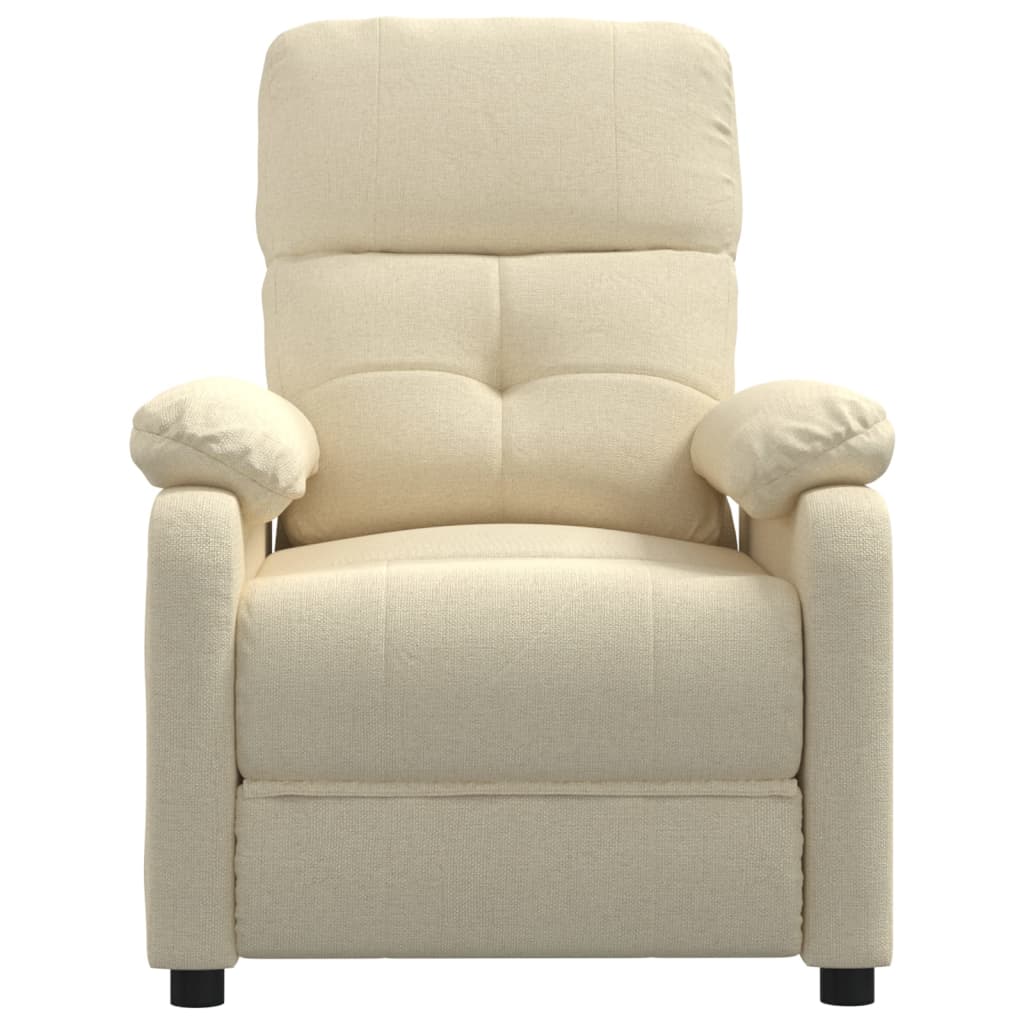 Fauteuil inclinable Crème Tissu - XIOS